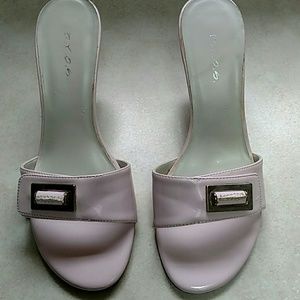 CUTE pale pink sandals, worn only twice